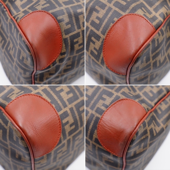 AG39❤️ Fendi Vintage Zucca Weekender - Picture 12 of 16